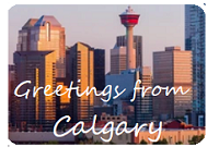 a postcard from Calgary