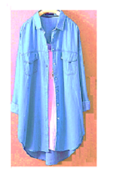 blue shirt dress